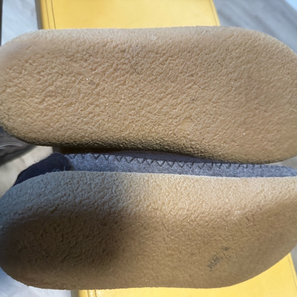 Haflinger Dark Gray Wool Slippers - Picture 4 of 4